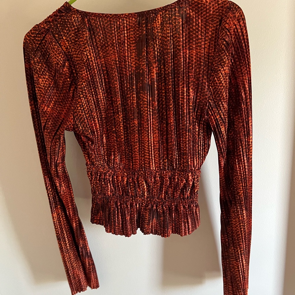 Urban outfitters satin effect shirt